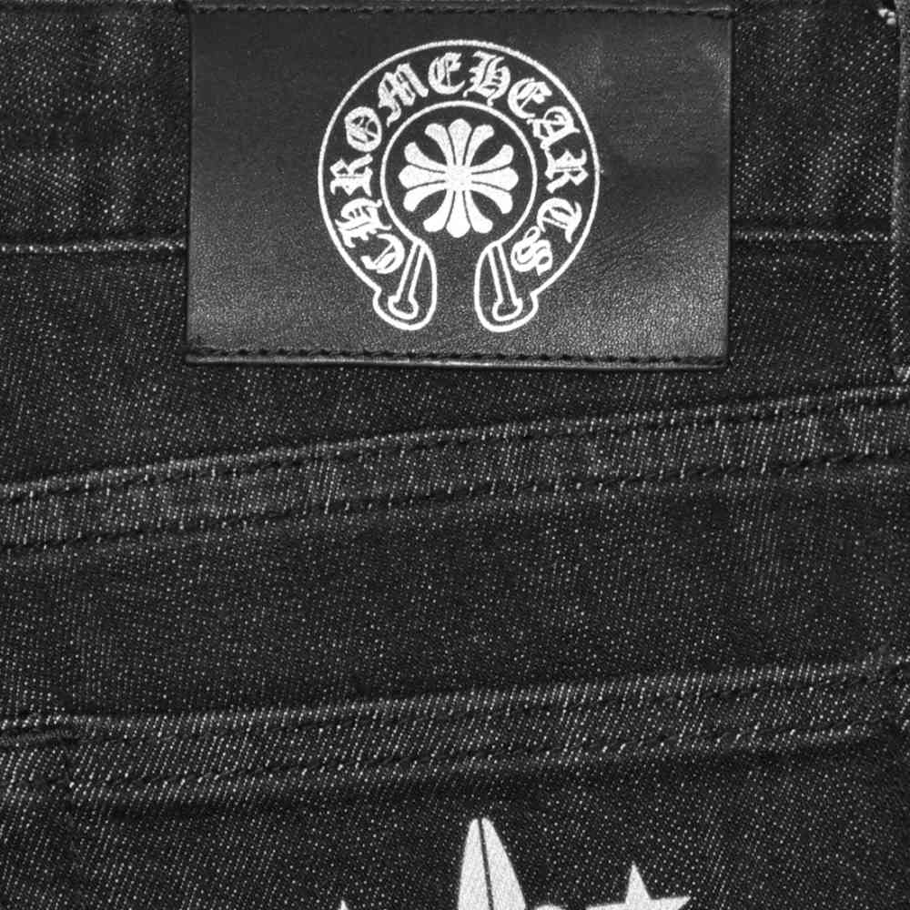 Chrome Hearts Black Premium Quality Jeans-thumb-3