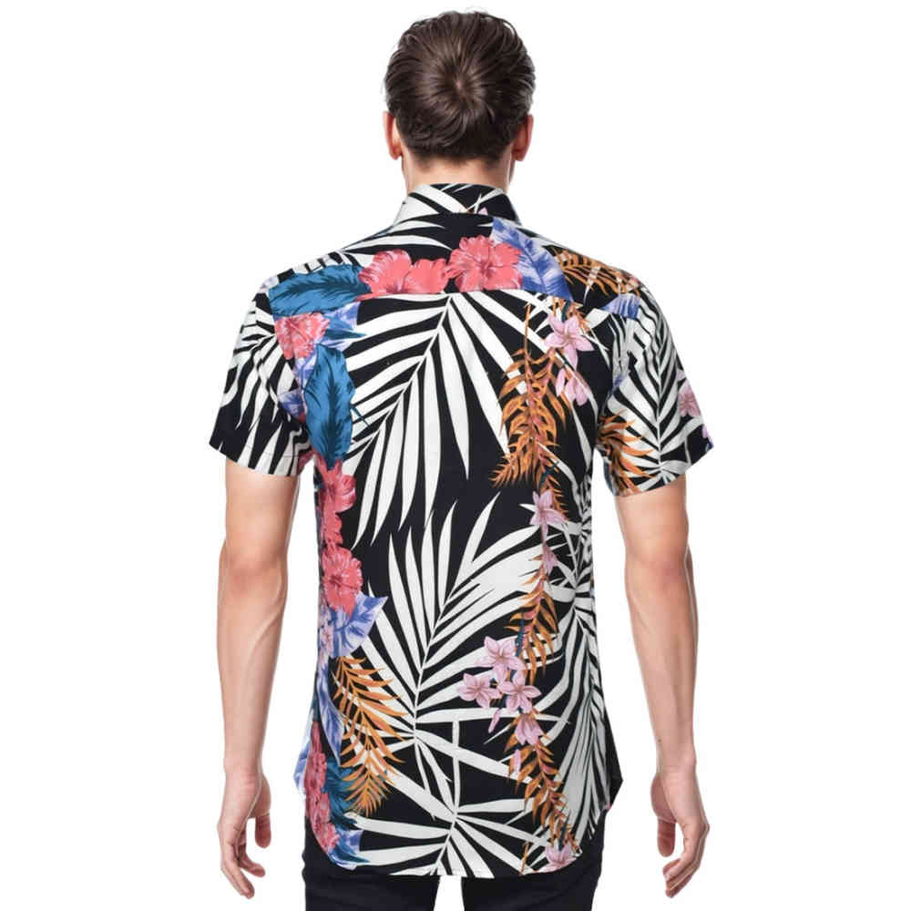 Gucci Pink Flower Print Premium Quality Half Sleeve Shirt-1