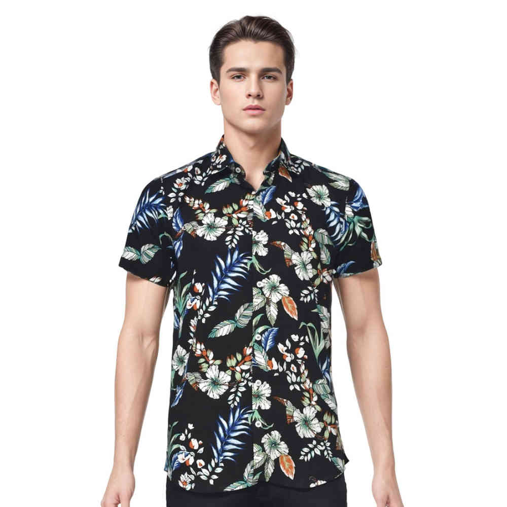Gucci Flower Print Black Premium Shirt-thumb-0