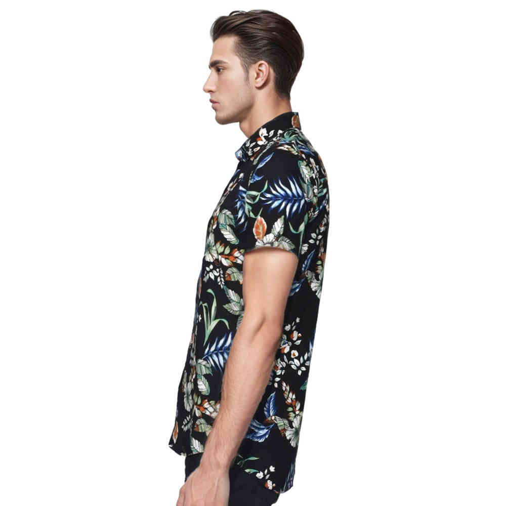 Gucci Flower Print Black Premium Shirt-thumb-2