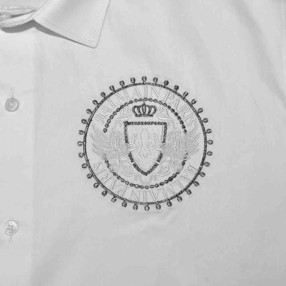 Balmain Paris White Premium Quality Shirt-3