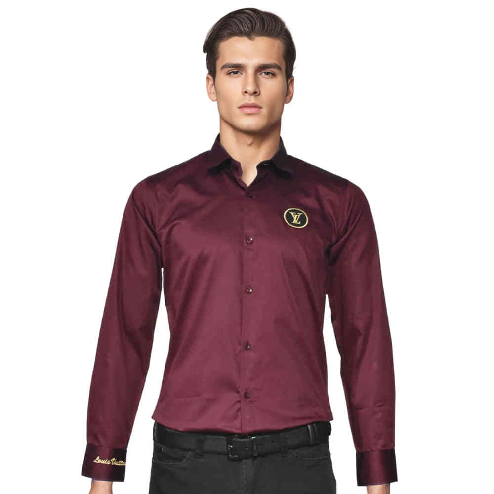 Wine Louis Vuitton Green Premium Quality Shirt