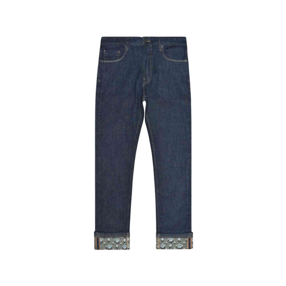 Fendi Blue Premium Quality Jeans-thumb-0