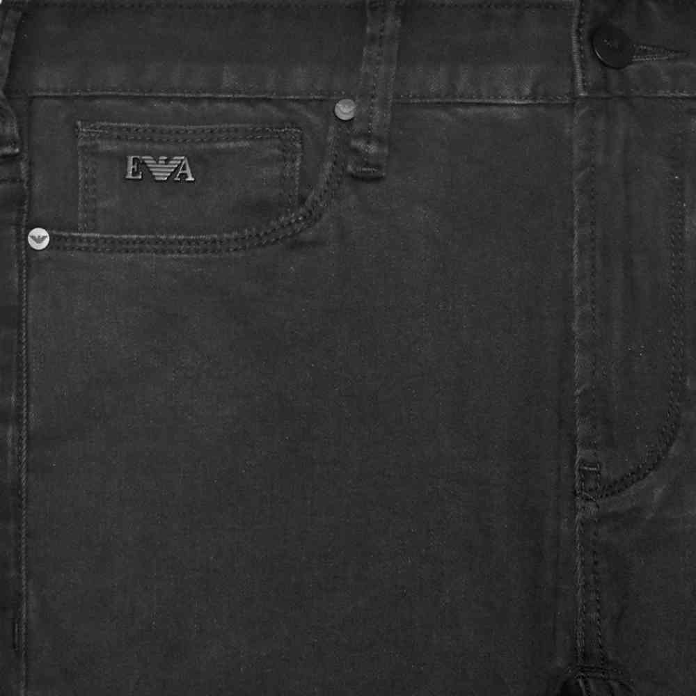 Emporio Armani Black Premium Quality Jeans-thumb-2