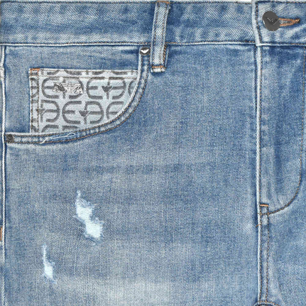 Emporio Armani Light Blue Premium Quality Jeans-2