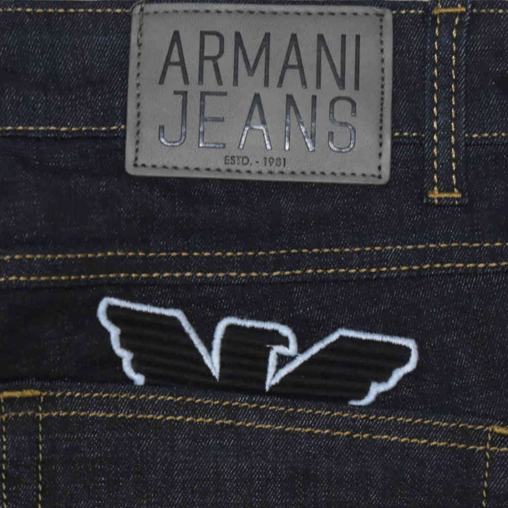 Armani Exchange Blue Premium Quality Jeans-thumb-4