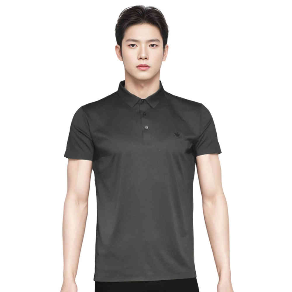 Grey Versace Blue Premium Quality Polo T-shirt