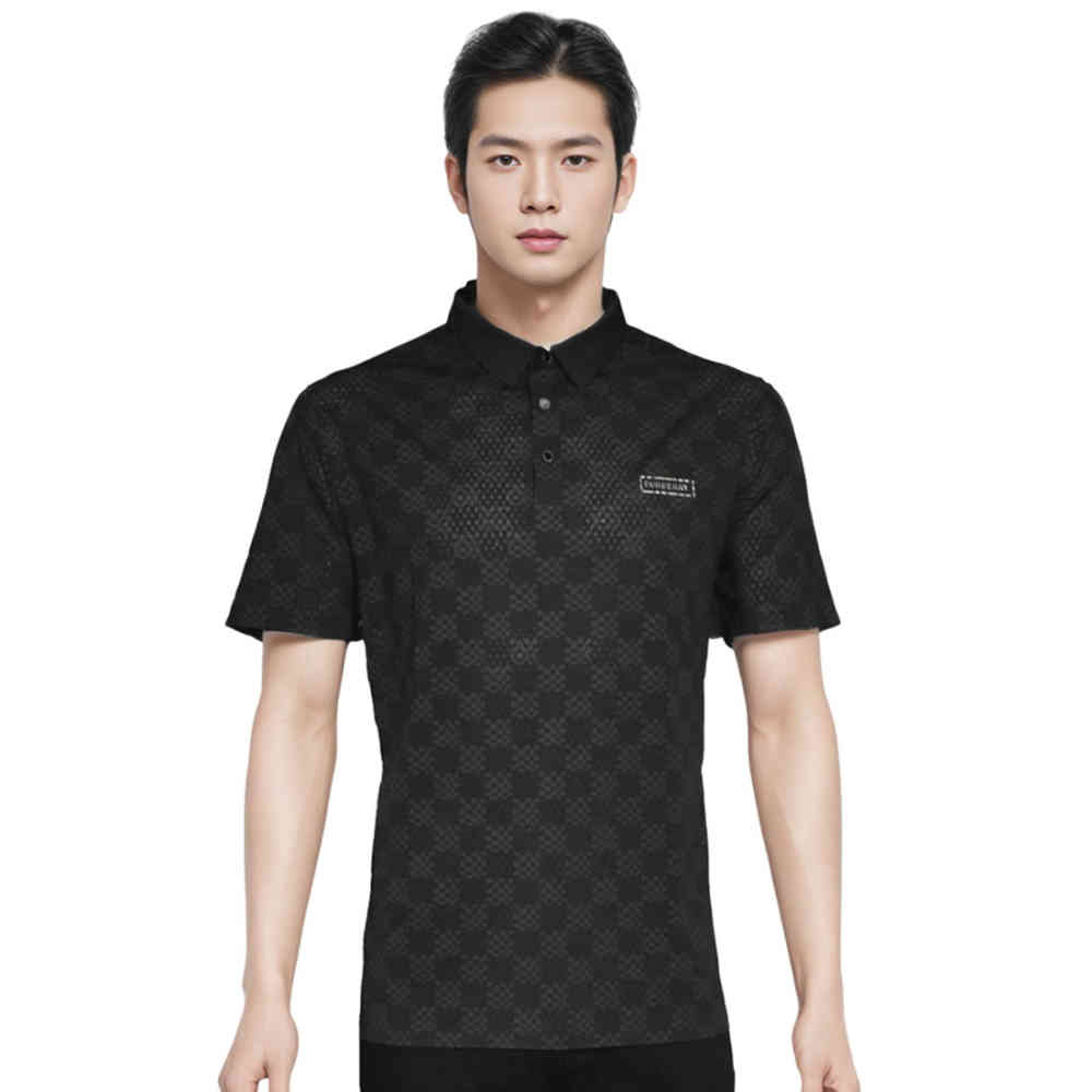 Black Burberry Grey Premium Quality Mens T-shirt