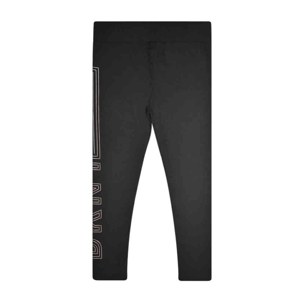 DKNY Black Premium Quality Cotton Legging-thumb-1
