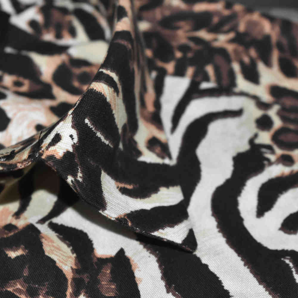 Versace Cheetah Print Premium Quality Half Sleeve Shirt-thumb-4
