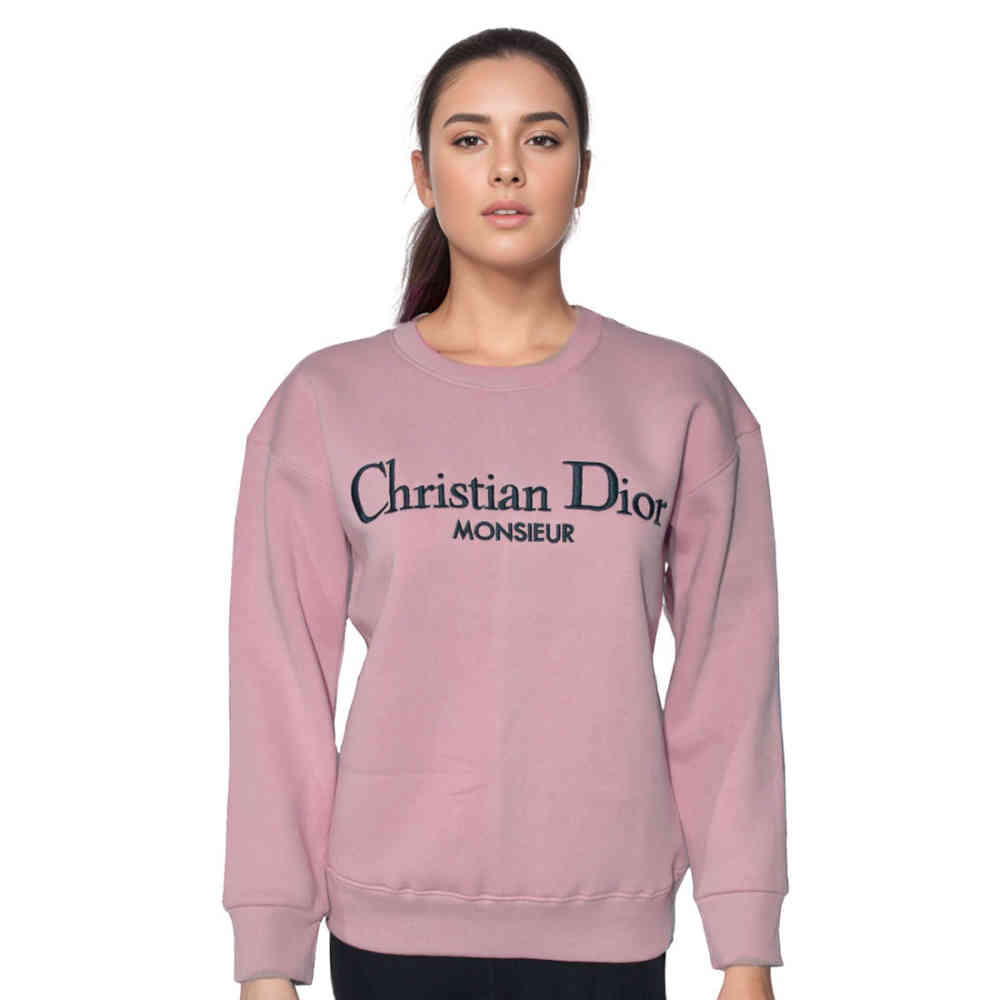 Dior Peach Premium Quality Sweatshirt