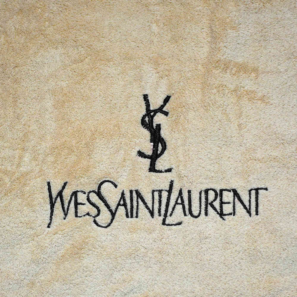 YSL Embroidery logo Brown Premium Towels - Set of 2-1