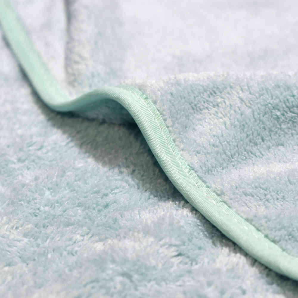 Prada Embroidered logo Baby Blue Towels - Set of 2-thumb-2