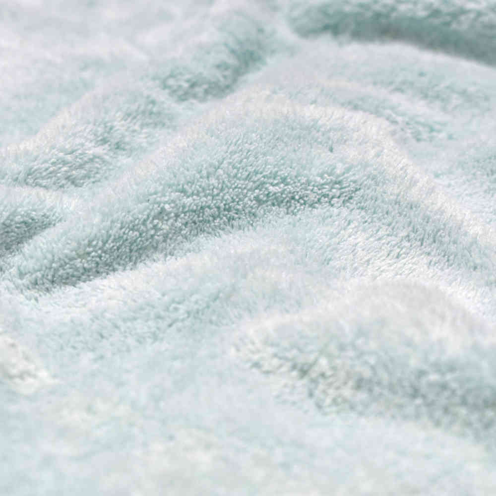 Prada Embroidered logo Baby Blue Towels - Set of 2-thumb-3
