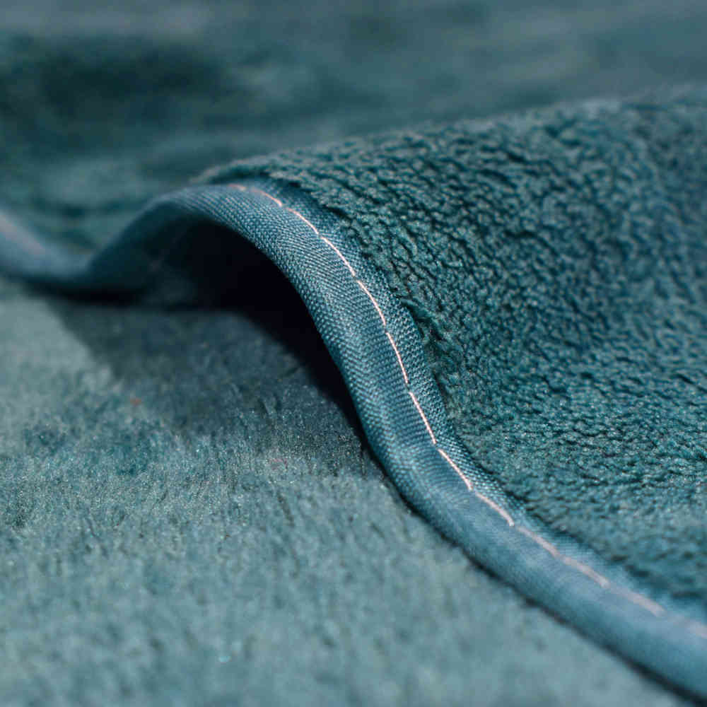 Louis Vuitton Embroidered logo Teal Blue Towel - Set of 2-2