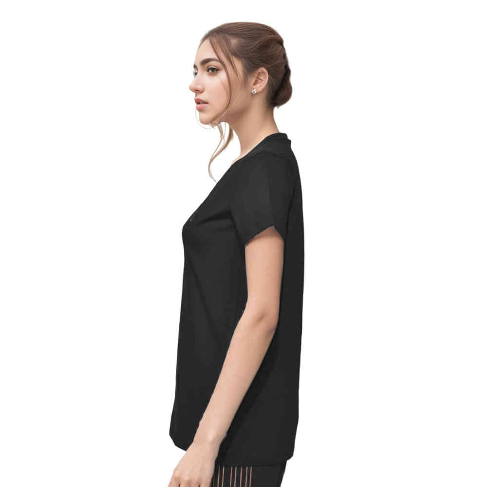 Balmain Black Premium Women T-shirt-2