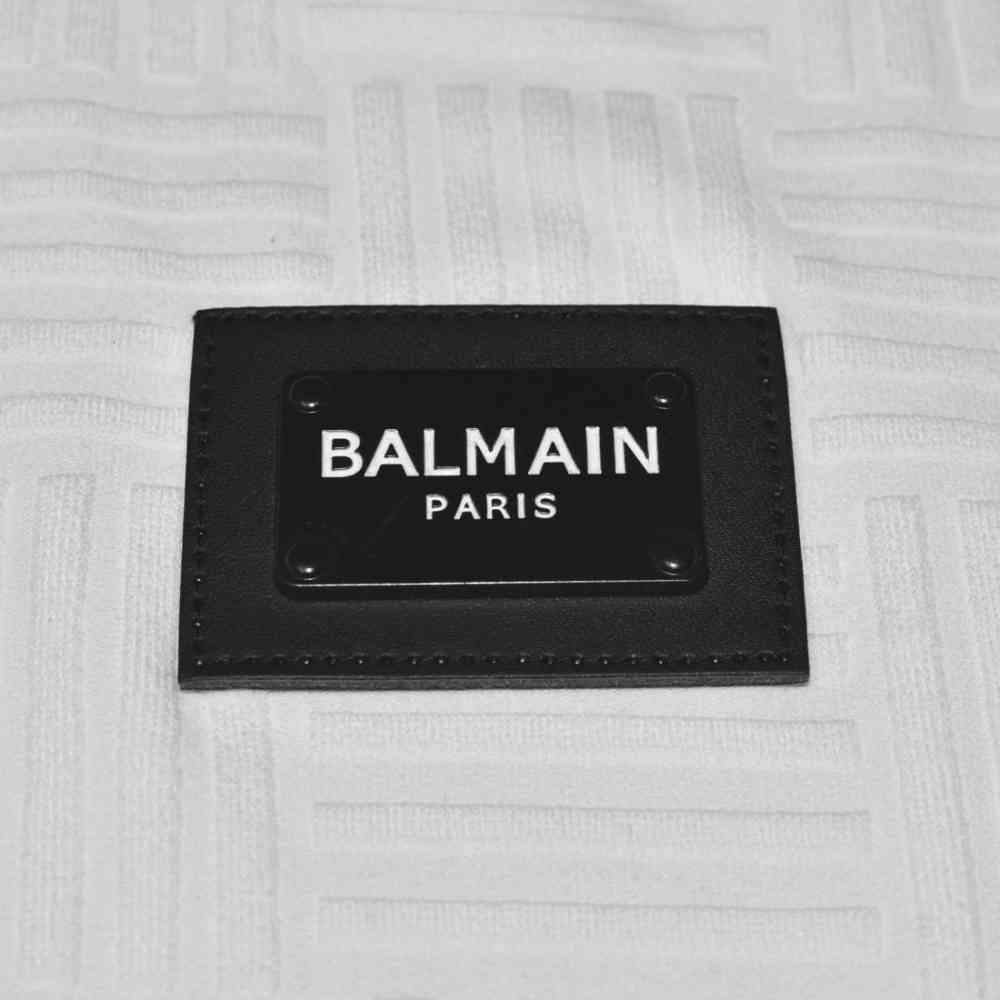 Balmain White Premium Cotton Dress-3