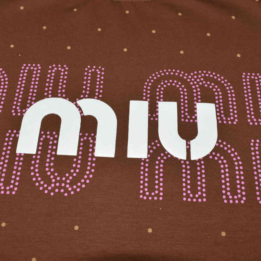 Miu Miu Brown Premium Cotton Co-ord Set-4