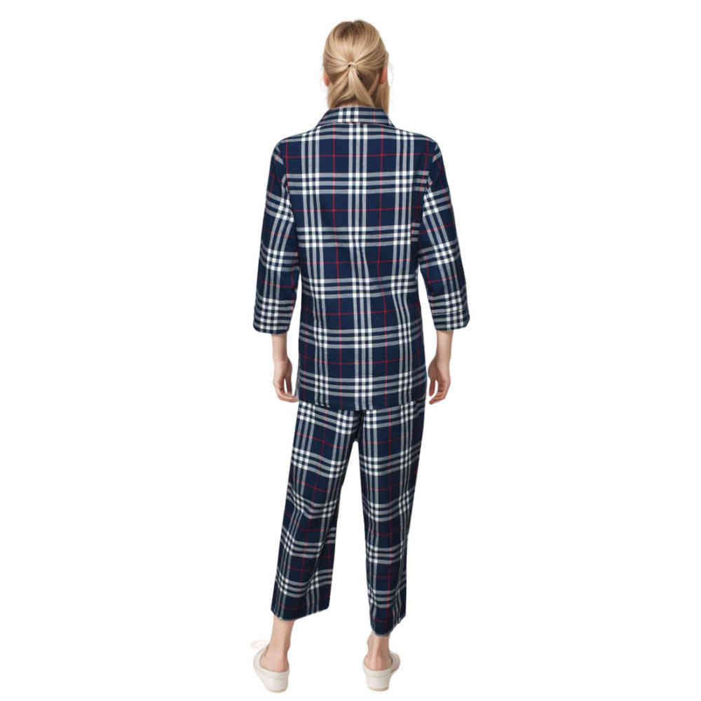Burberry Blue Check Premium Cotton Co-ord Set-2