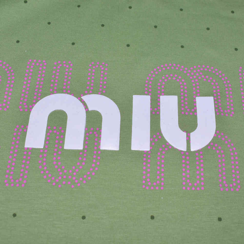 Miu Miu Green Premium Cotton Co-ord Set-4