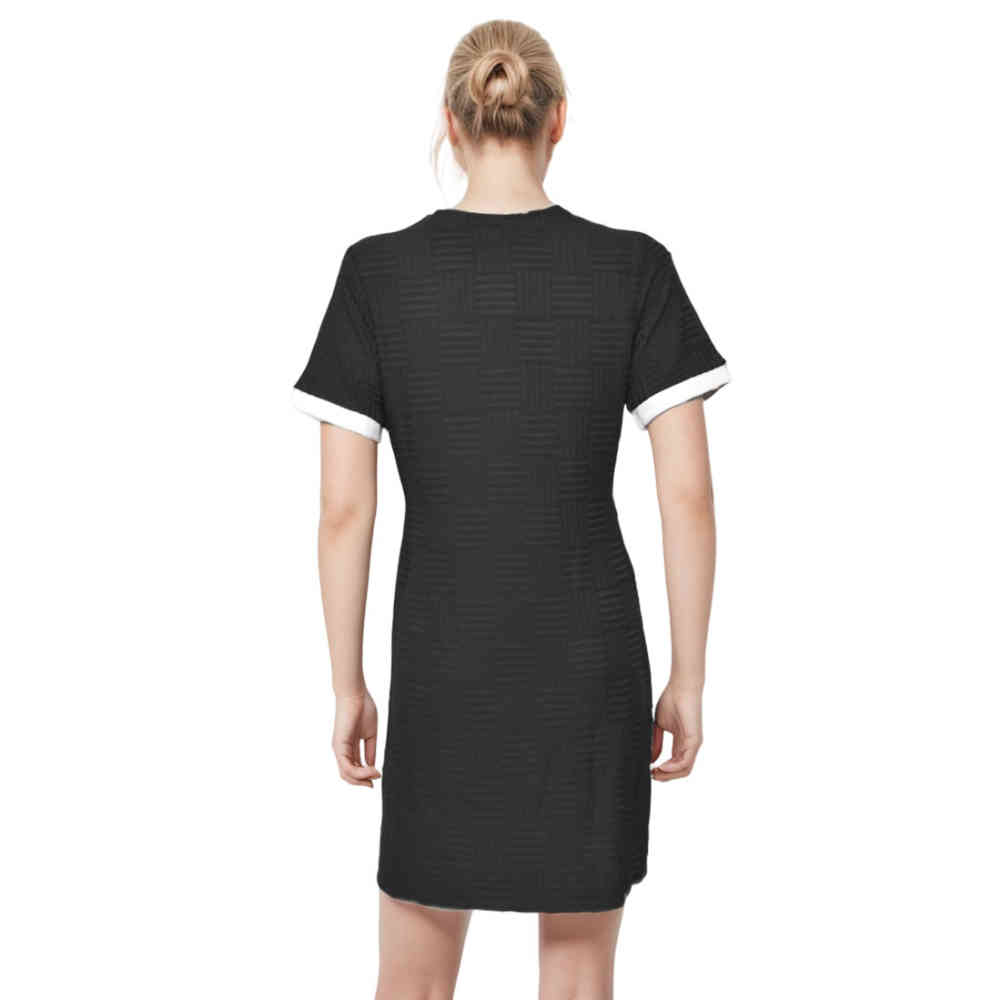 Balmain Black Premium Cotton Dress-thumb-1