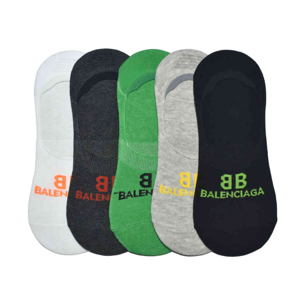 Premium Quality No-show Socks Balenciaga Premium Cotton Anklet Socks