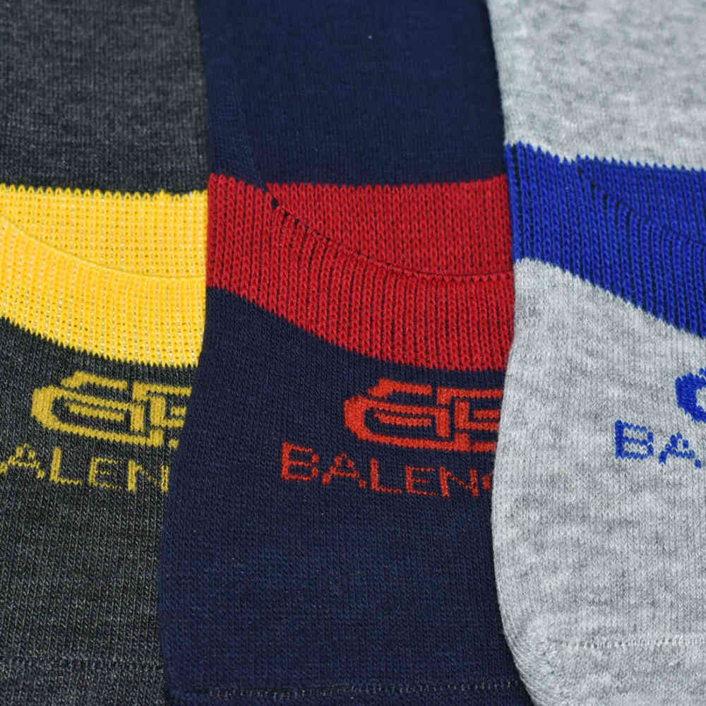 Balenciaga Embroidery Premium No-show Socks-thumb-2