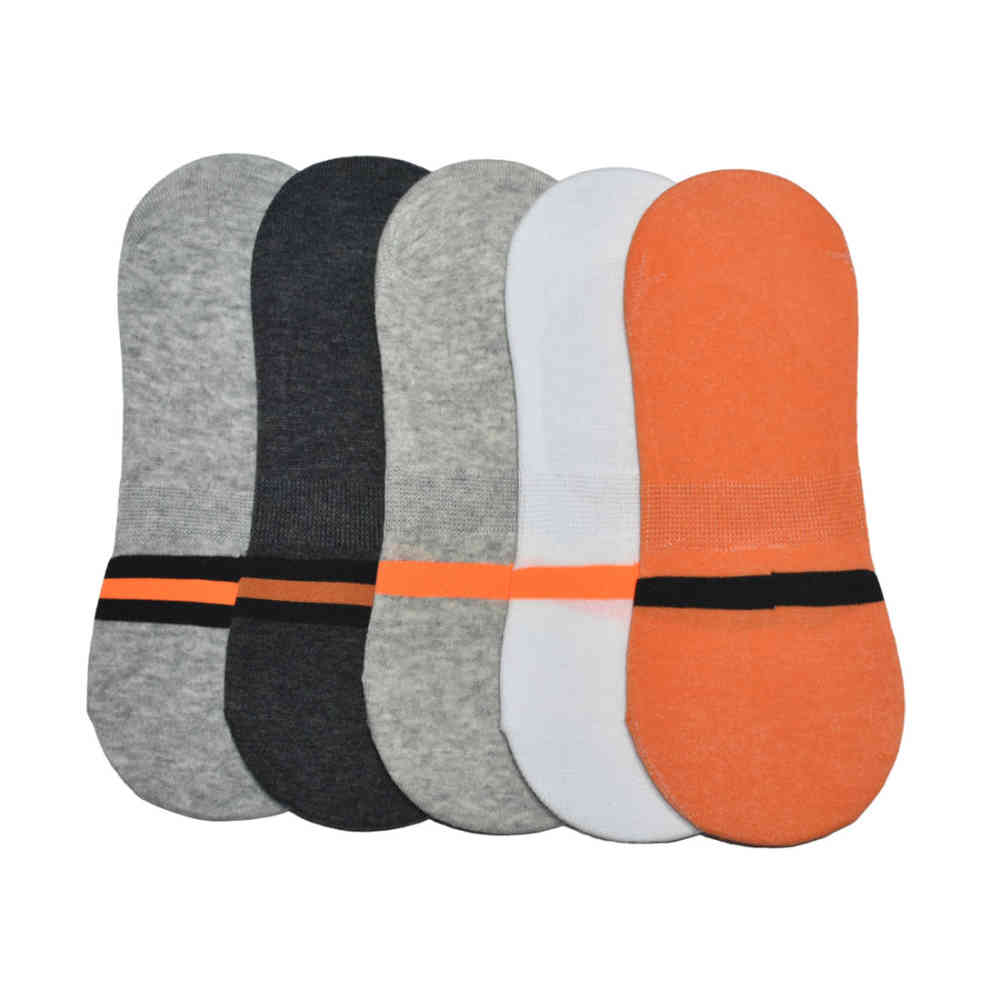 Hermes Dark Grey Premium Luxury No Show Socks-1