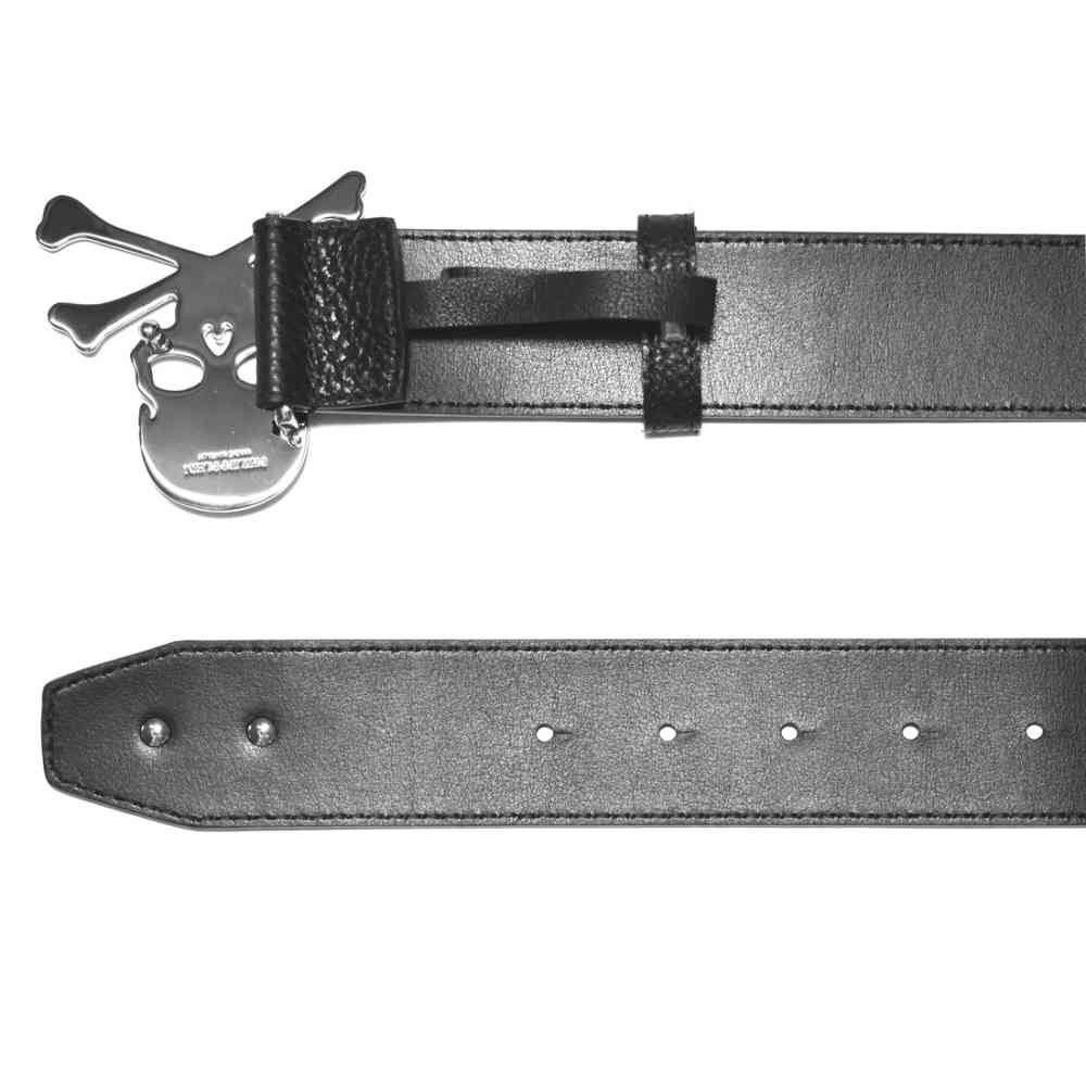 Philipp Plein Black Premium Quality Belt-thumb-4