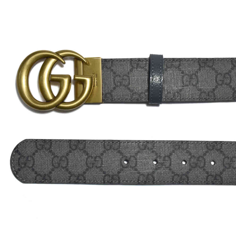 Gucci Grey Premium Quality Leather Belt-3