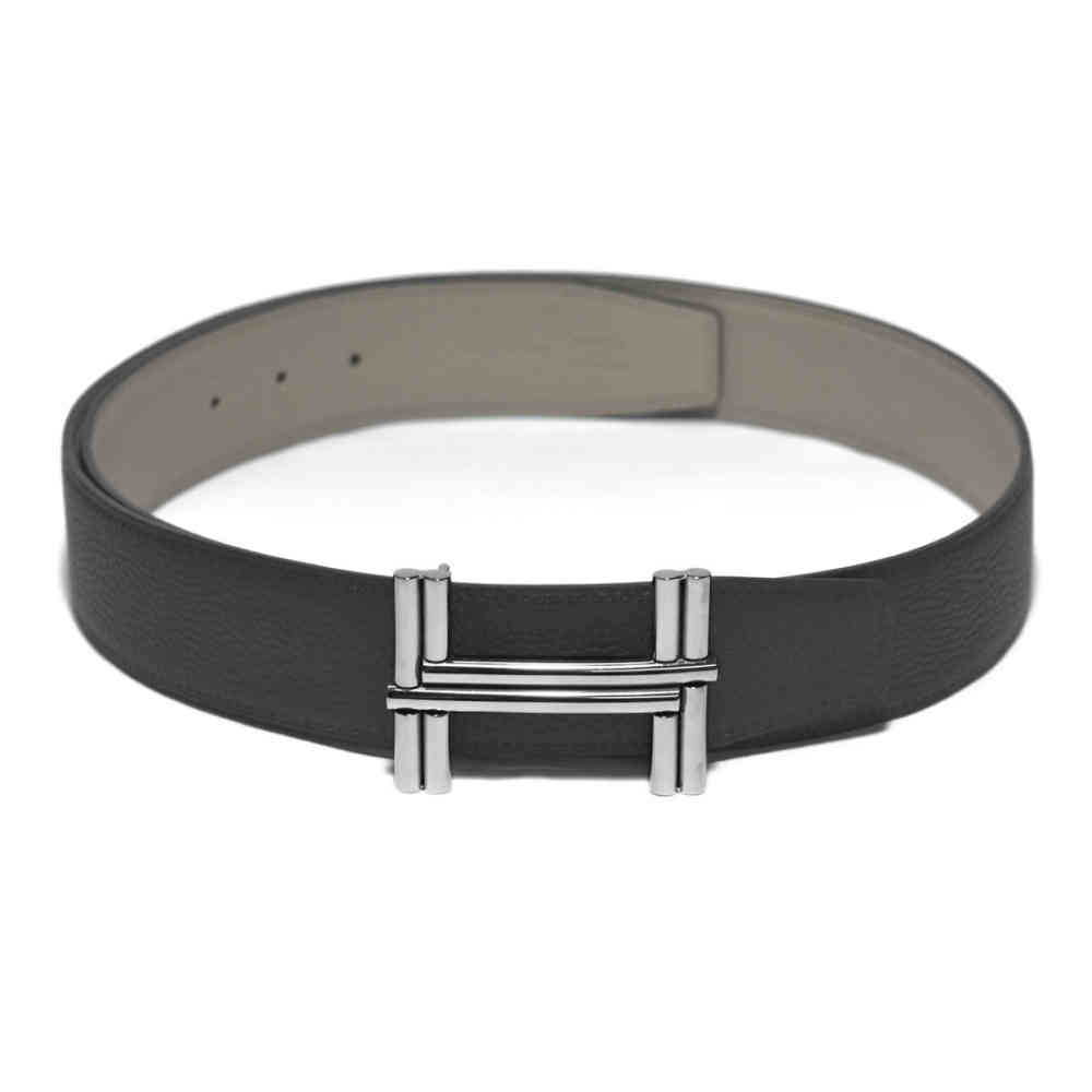 Hermes Silver Premium Quality Belt-thumb-0
