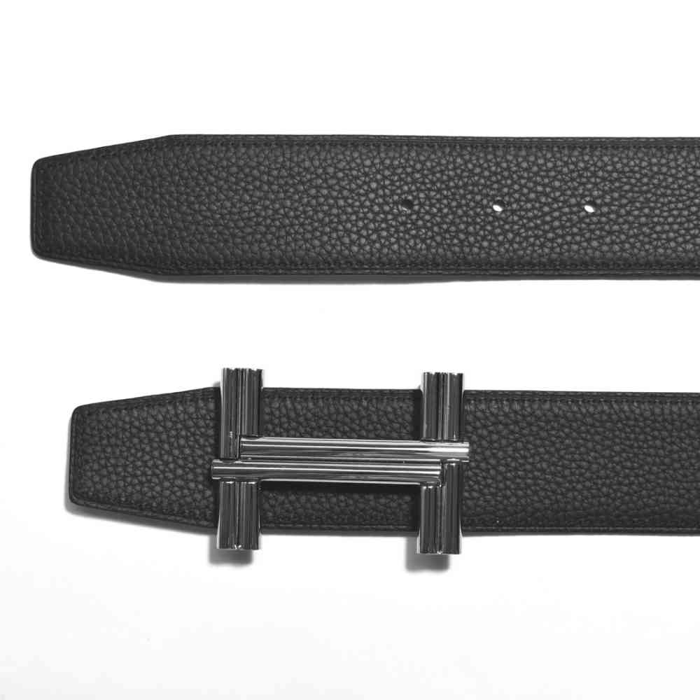 Hermes Silver Premium Quality Belt-thumb-3