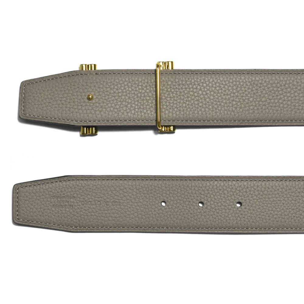 Hermes Black Premium Leathet Belt-4