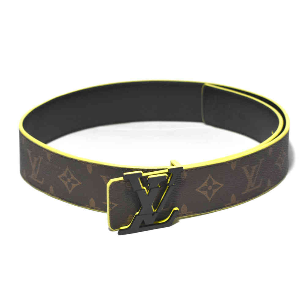 Yellow Louis Vuitton Red Black Premium Quality Belt