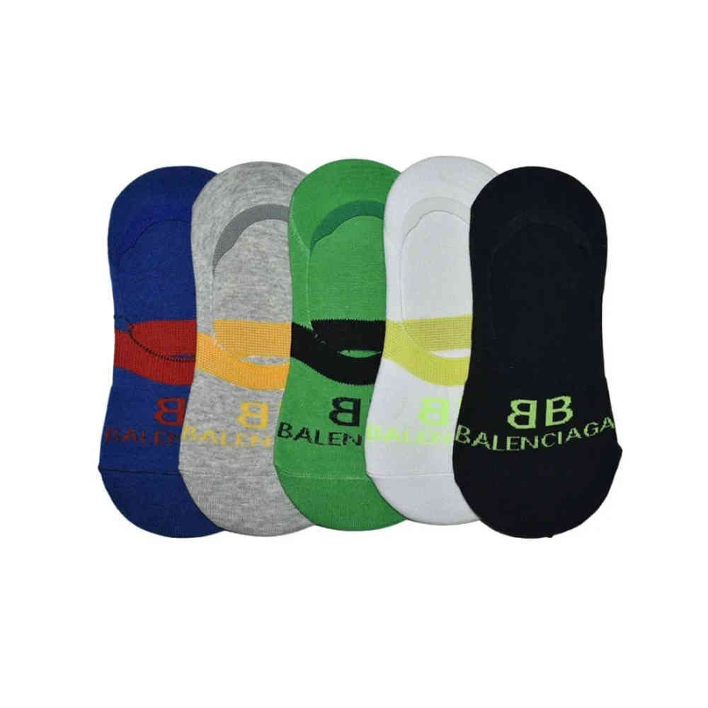 Premium Quality Loafer Socks - Pack of 5 Balenciaga Premium Quality Ankle Socks - Pack of 5