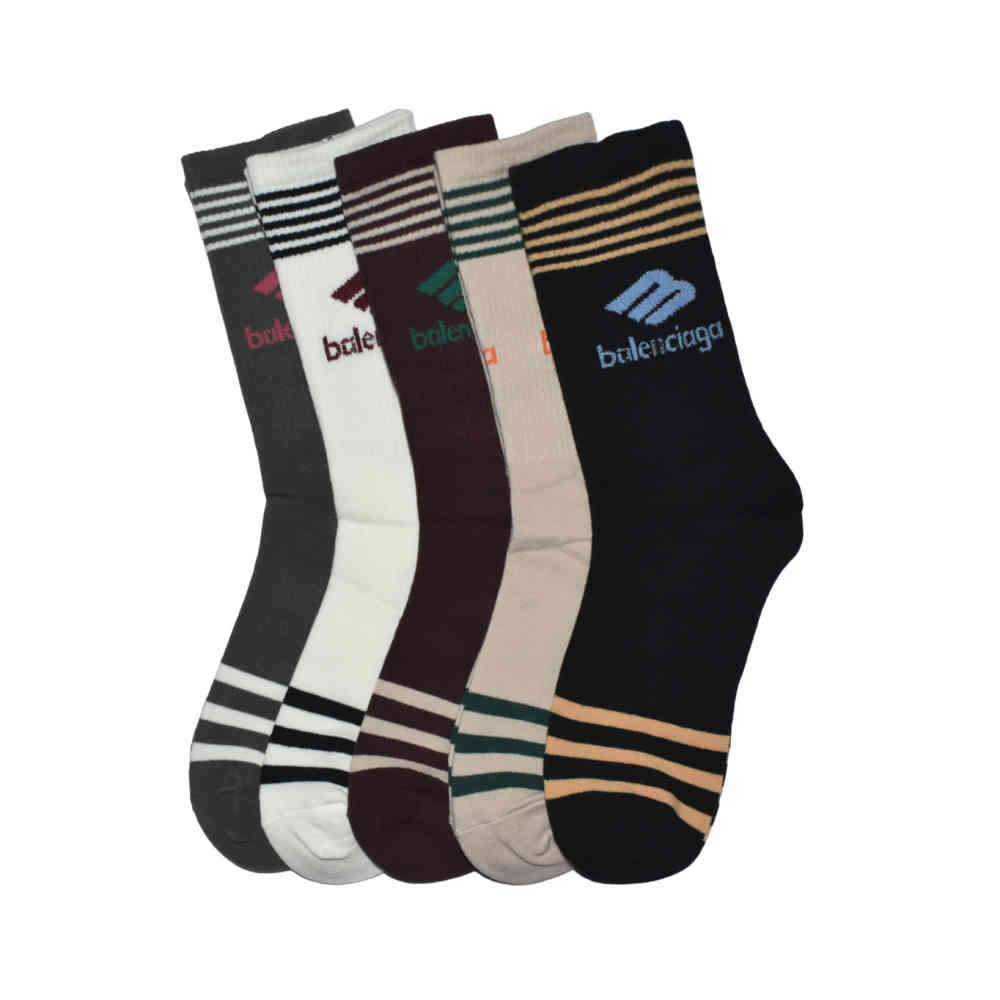 Balenciaga Premium Cotton Anklet Socks-thumb-1