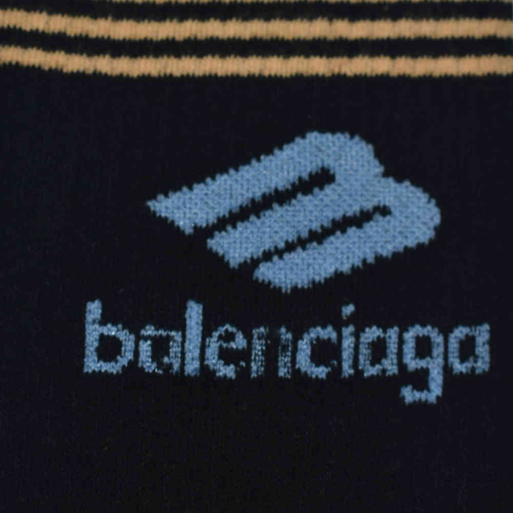 Balenciaga Premium Cotton Anklet Socks-thumb-2