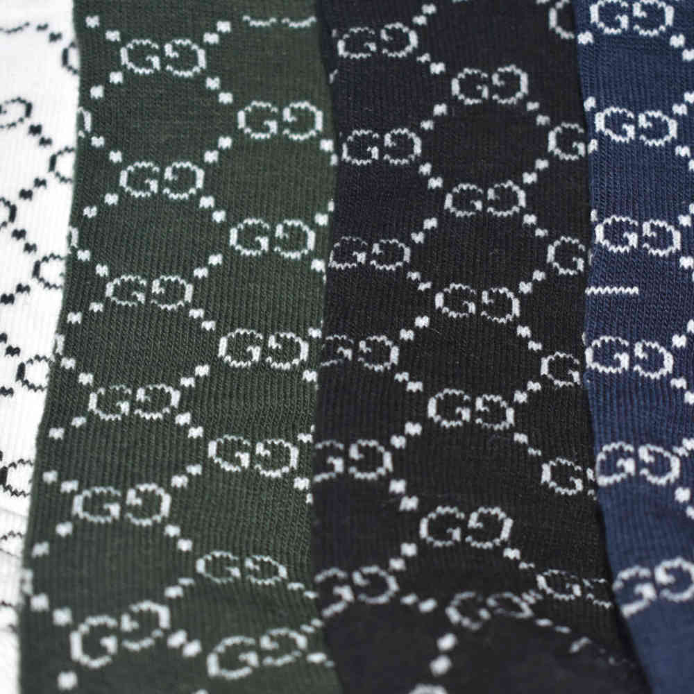 Gucci Monogram Premium Luxury Low Anklet Socks-thumb-3