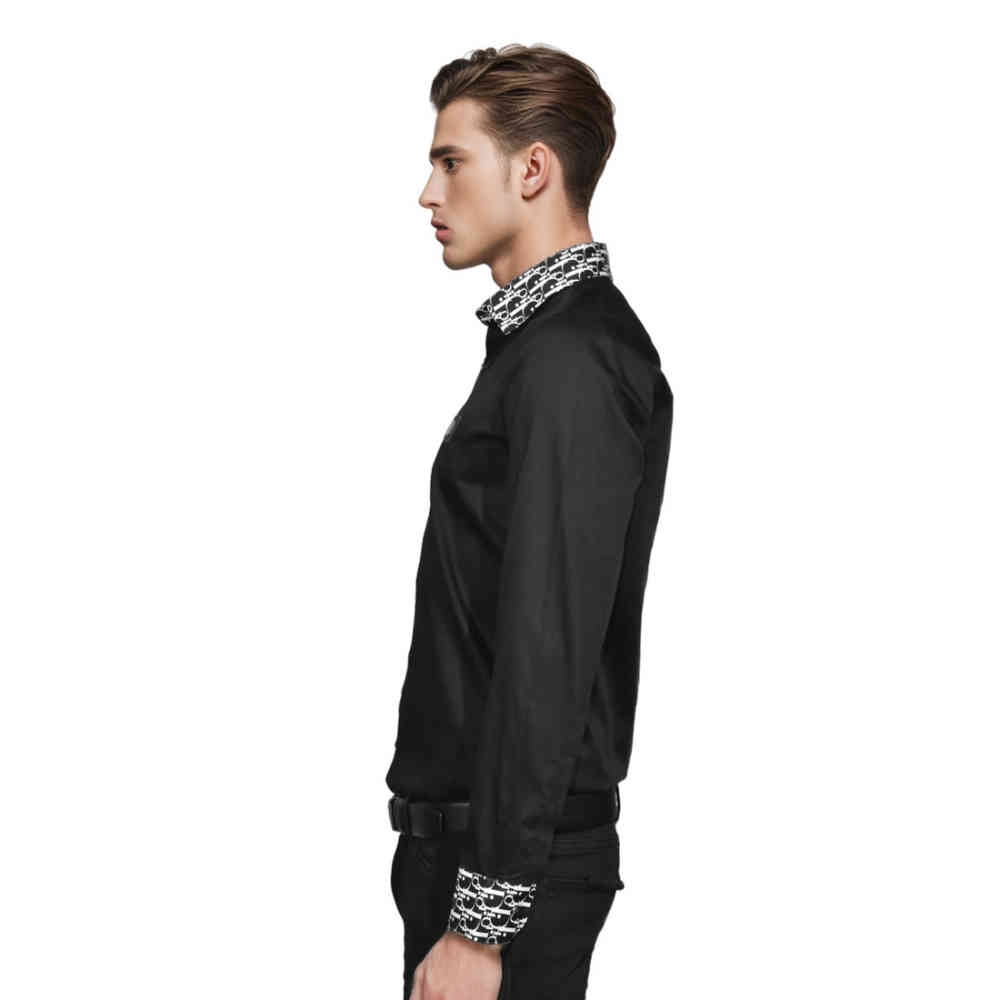 Christian Dior logo Patch Black Premium Shirt-2