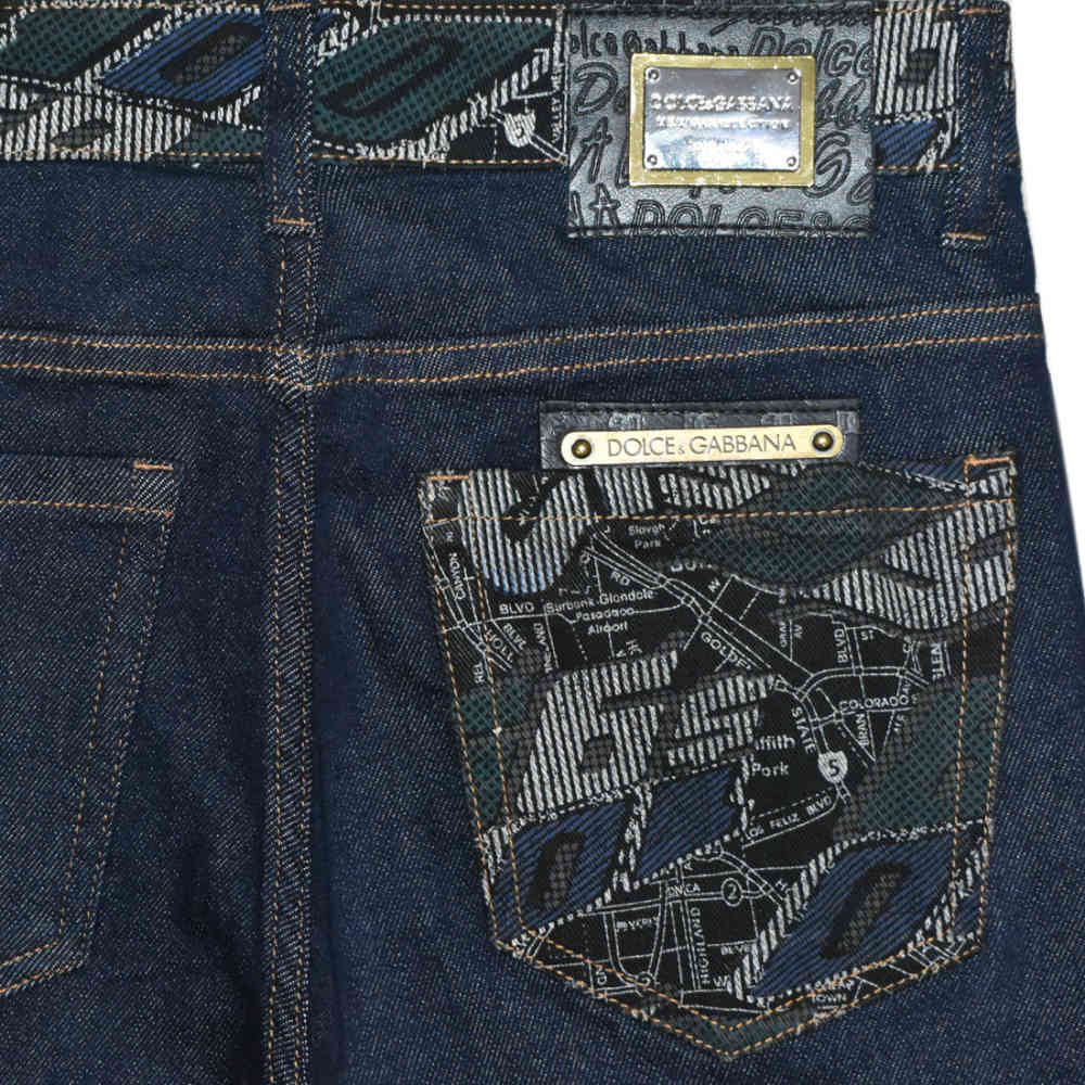 Dolce & Gabbana Dark Blue Denim Jeans-3