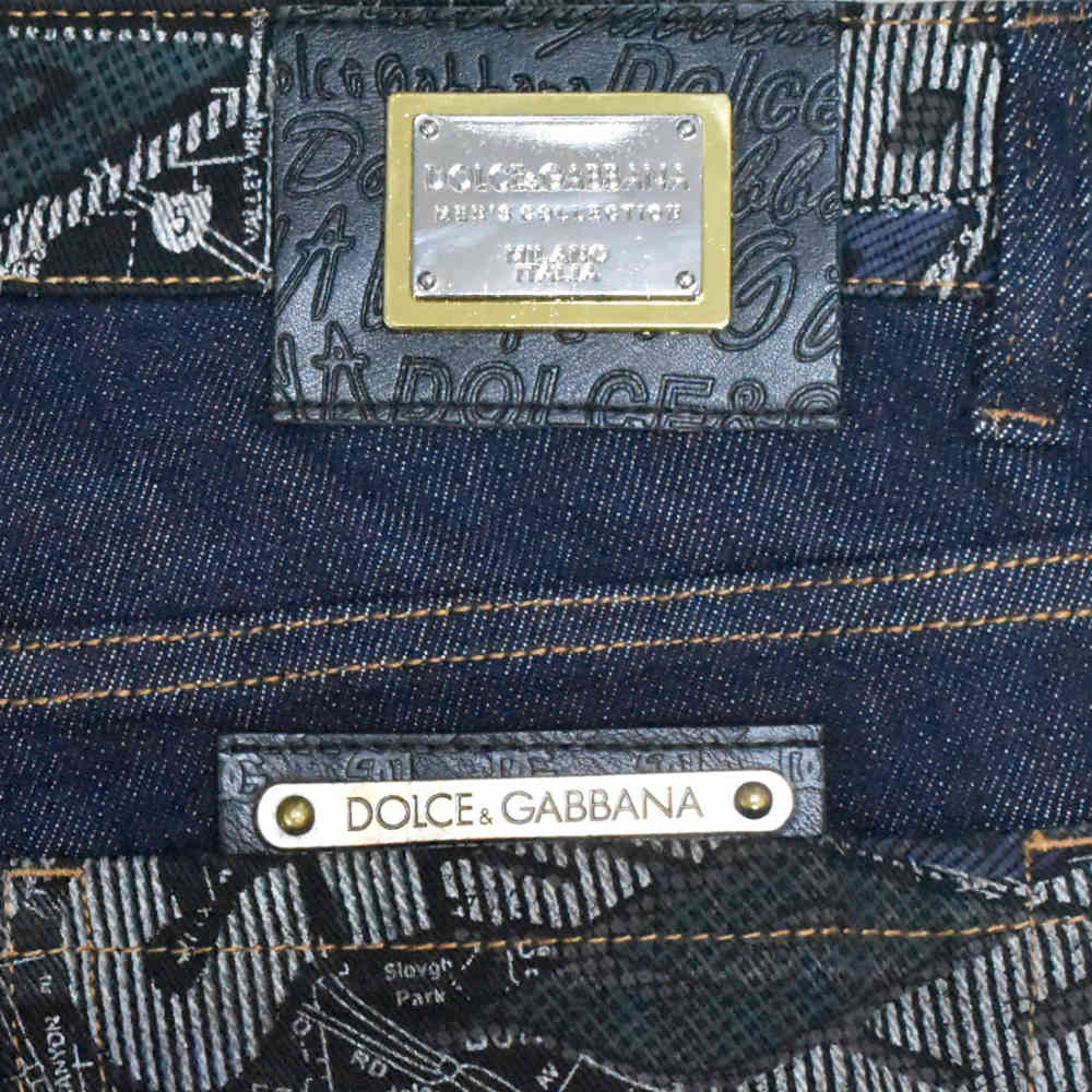 Dolce & Gabbana Dark Blue Denim Jeans-4