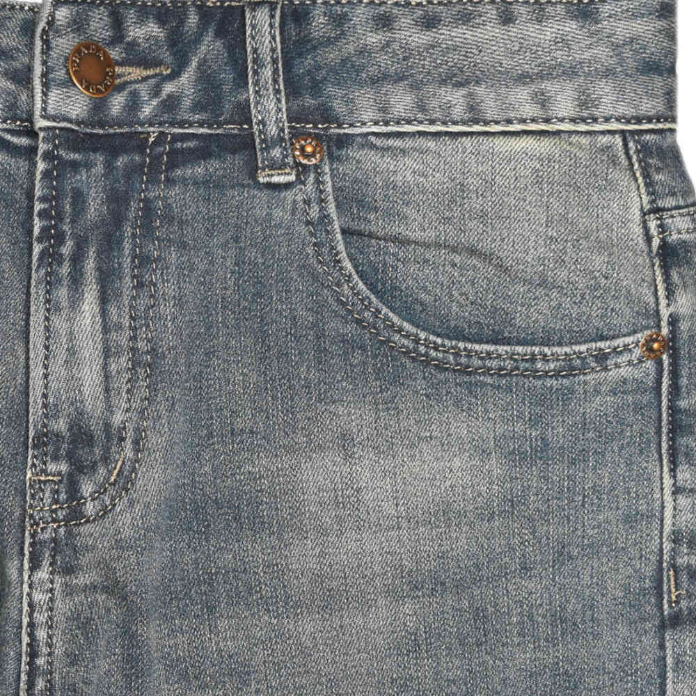 Prada Triangle Logo Dark Blue Premium Jeans-1