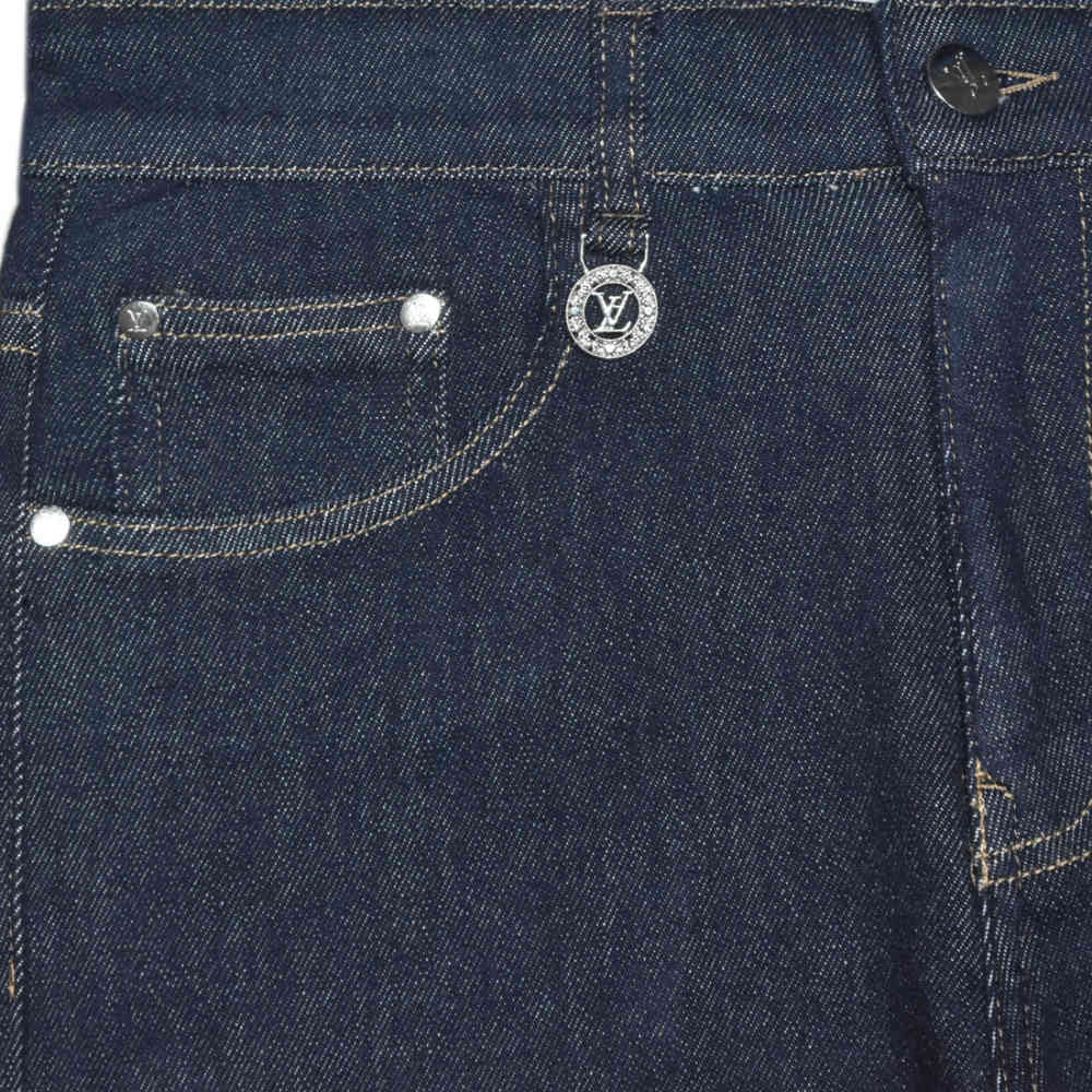 Louis Vuitton Monogram Dark Navy Blue Jeans-thumb-2