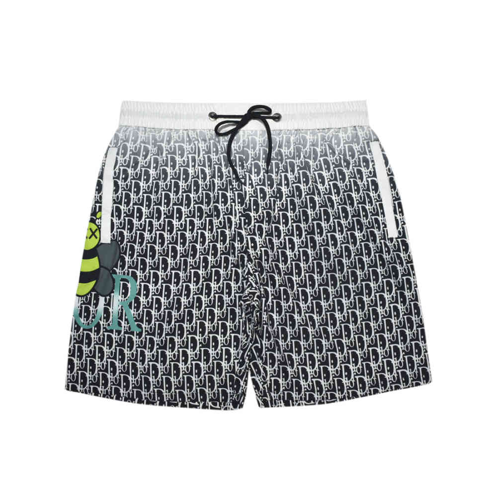 Dior Black & White Premium Quality Men's Shorts-thumb-0