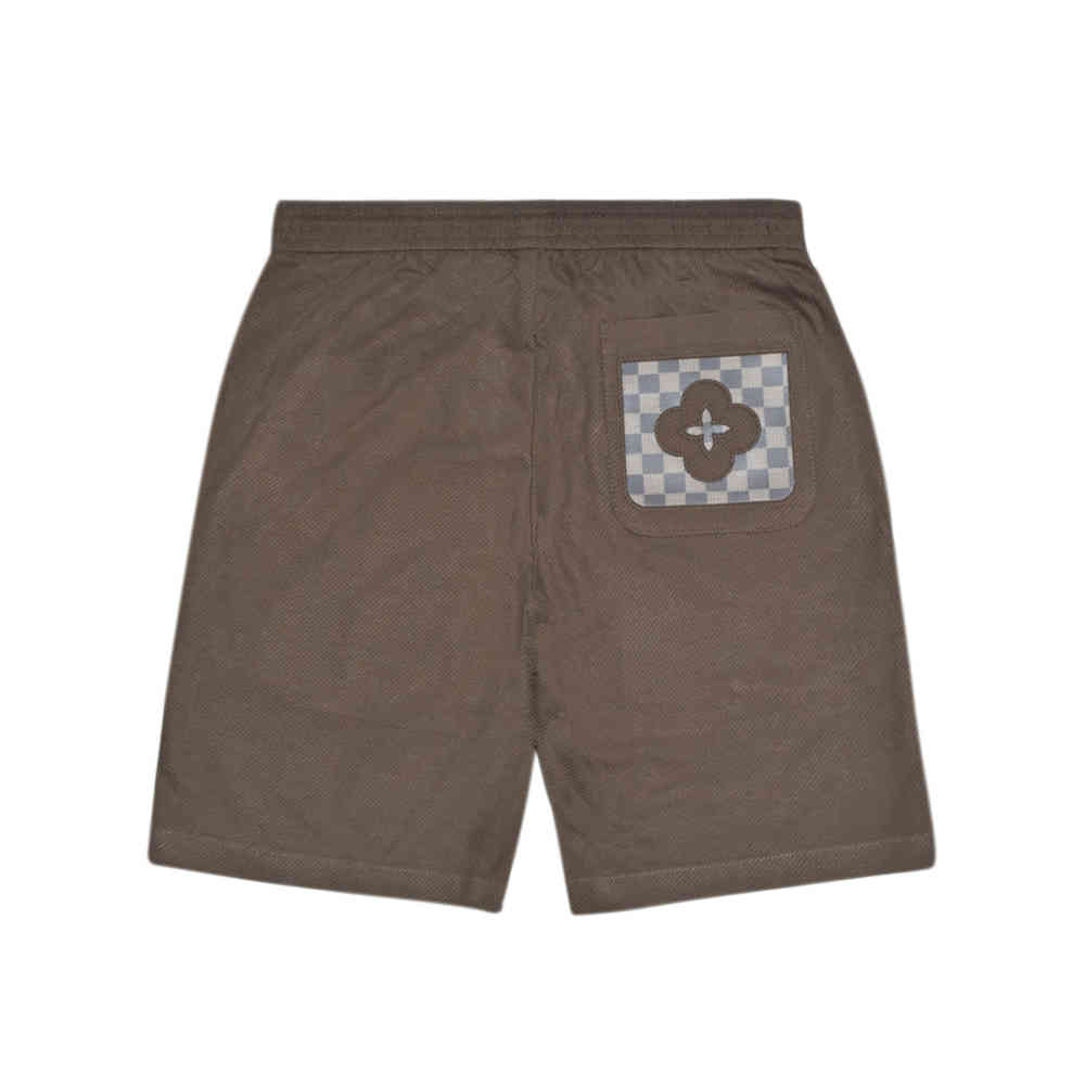 Louis Vuitton Brown Premium Quality Men's Shorts-thumb-1