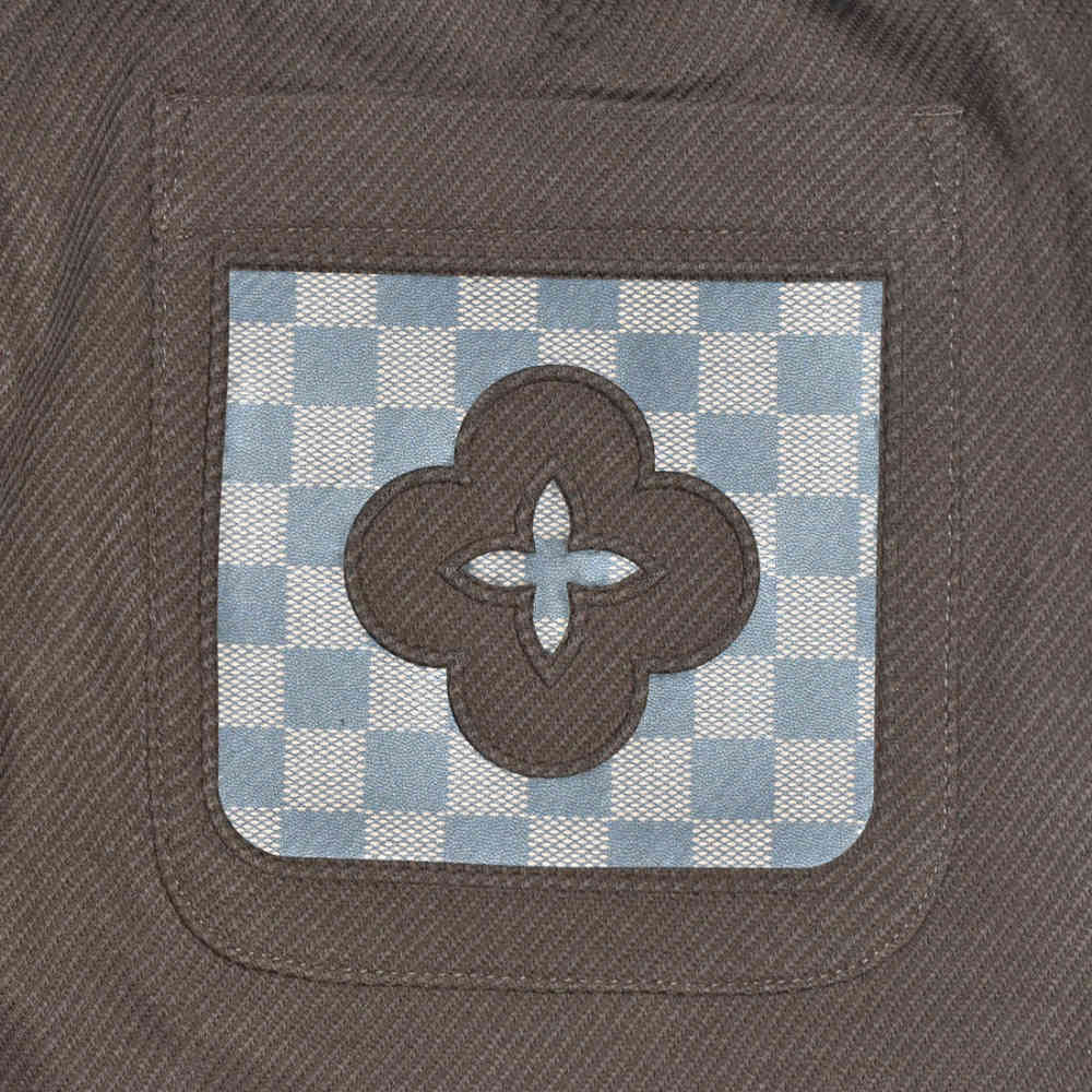 Louis Vuitton Brown Premium Quality Men's Shorts-thumb-4