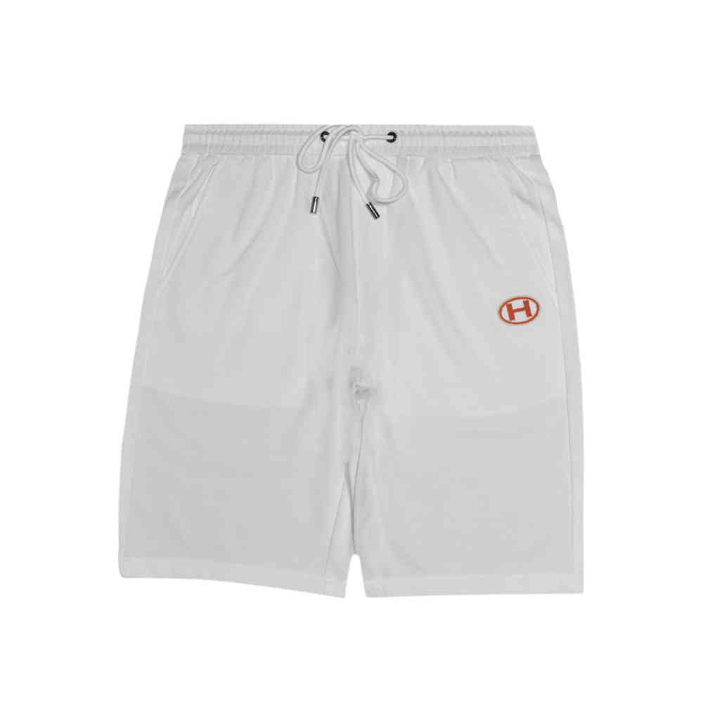 Hermes White Premium Quality Men's Shorts-thumb-0