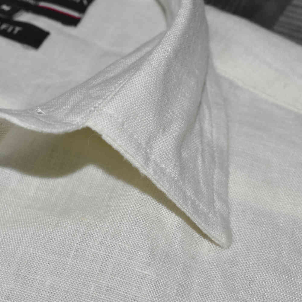 Emporio Armani Embroidered Cream Premium Shirt-4
