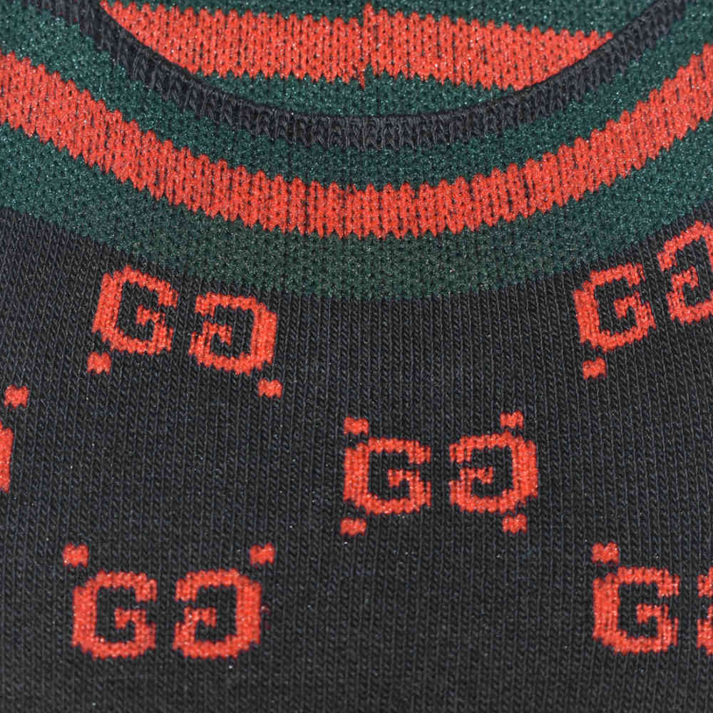 Gucci logo Printed Premium Luxury No-show Socks-thumb-2