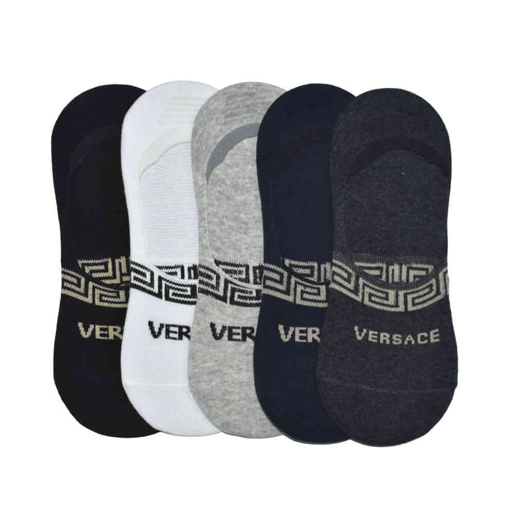 Embroidery Premium No-show Socks Versace Low Anklet Premium Luxury Socks